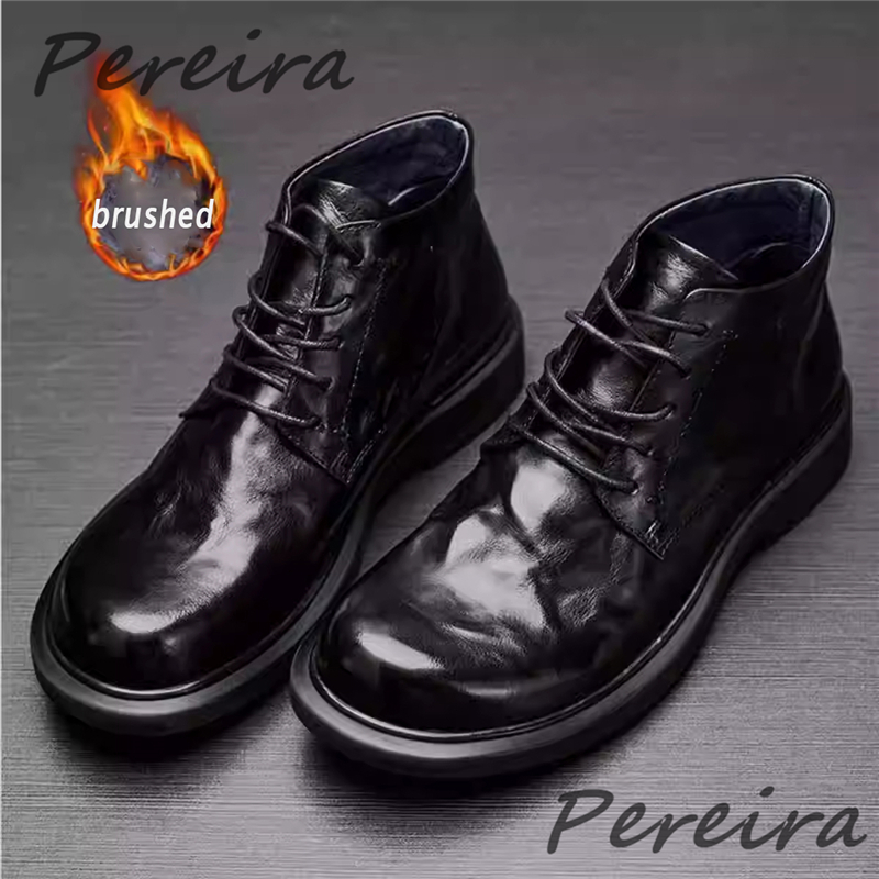 Men'S Shoes Hey Dude - Autumn Winter Warm Men's Ankle Boots