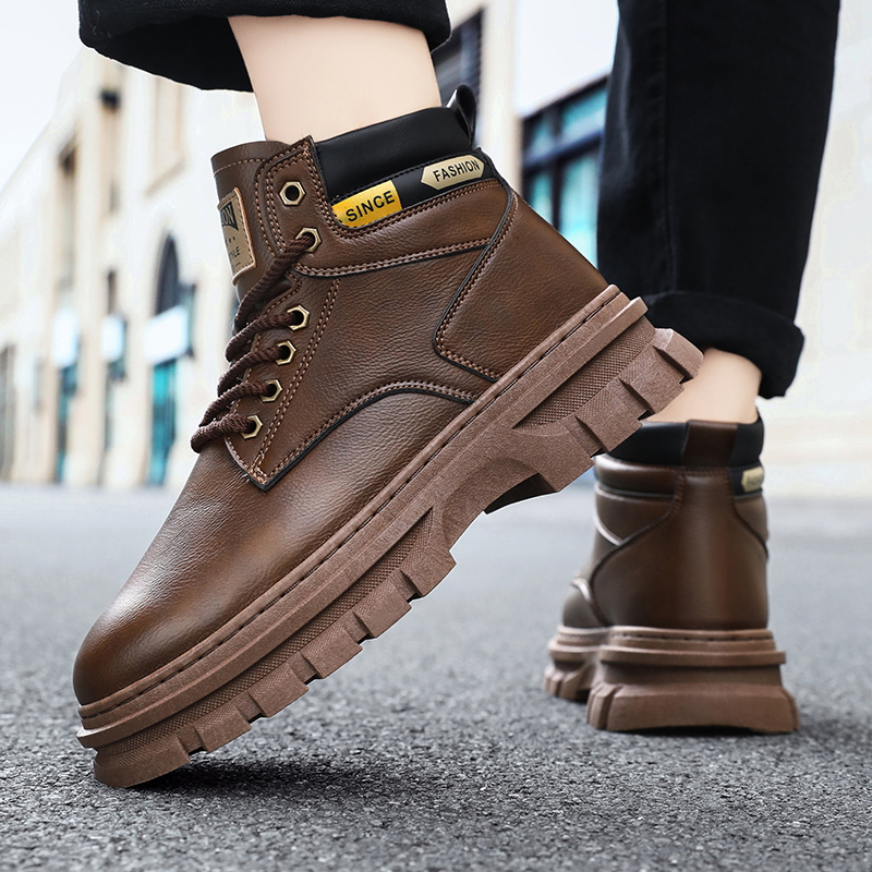 Fashion Leather Men Boots Wint - đánh giá và giá Men'S Shoes Hey Dude