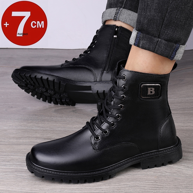 Men's Genuine Leather Elevator - đánh giá và giá Men'S Shoes Increase Height