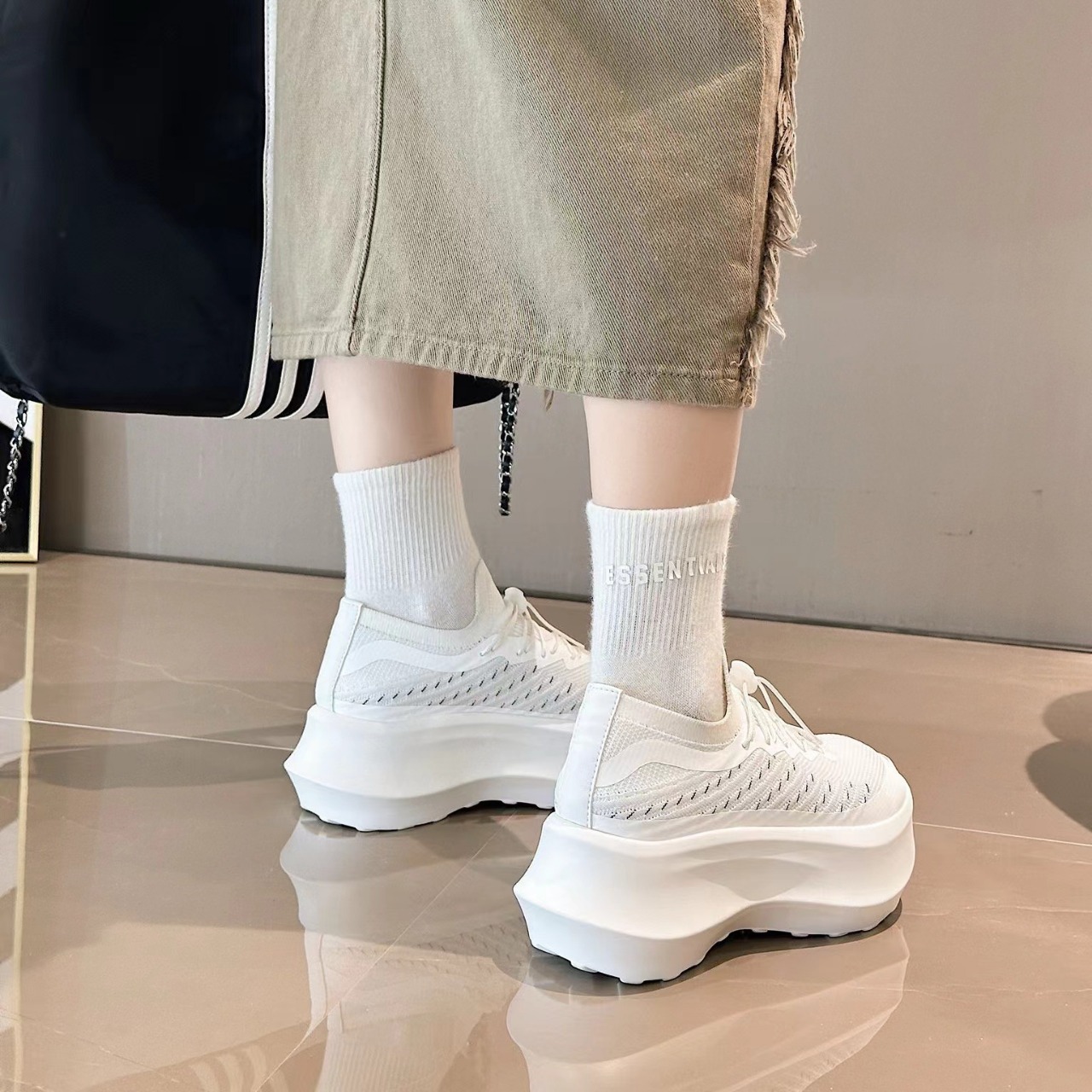 Thick-soled Mesh Dad Shoes Wom - đánh giá và giá Men'S Shoes Hoka Sale