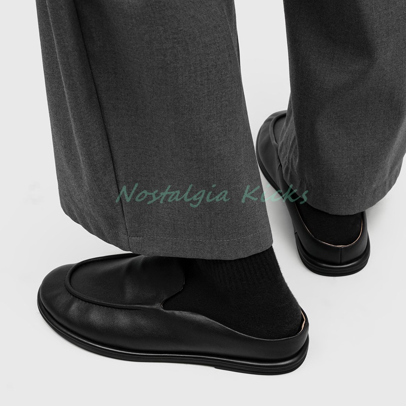 Mens Leather Mules Backless Sl - đánh giá và giá Men'S Shoes Smart