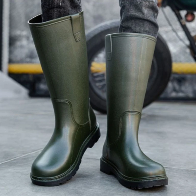 Rain Boots for Men Gum Fishing - đánh giá và giá Men'S Shoes Water Resistant