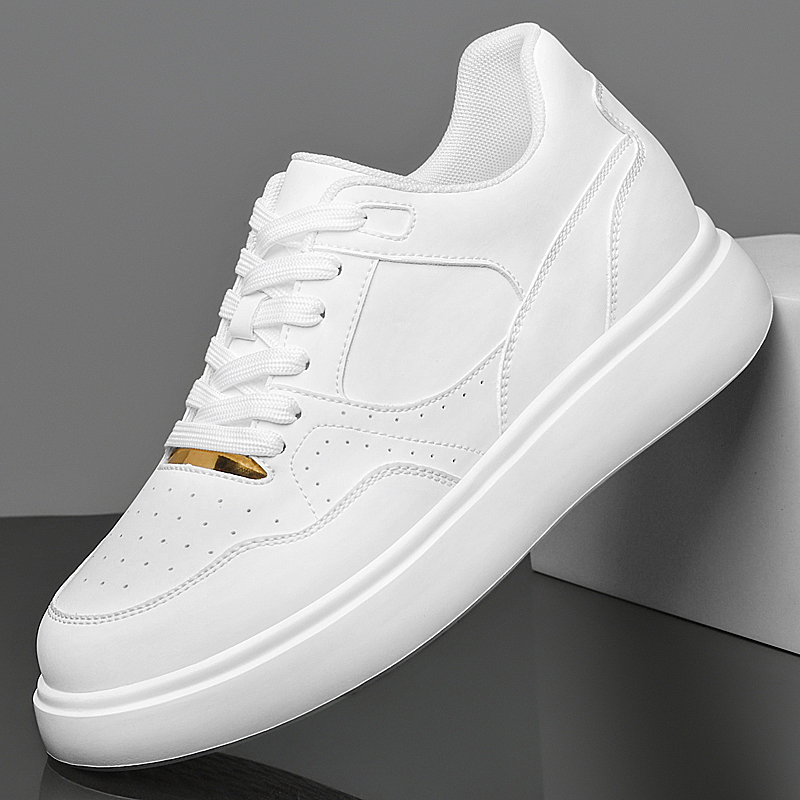 Men Solid Faux Leather Skate S - đánh giá và giá Men'S Shoes Increase Height